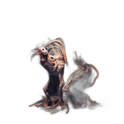 hair, creature, mask, dragon, concept art, fantasy art, 3d render, photorealistic transparent PNG cut-out
