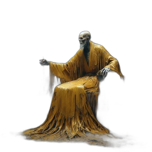 creature, staff, mask, hair, concept art, fantasy art, comic book art, pixel art transparent PNG cut-out