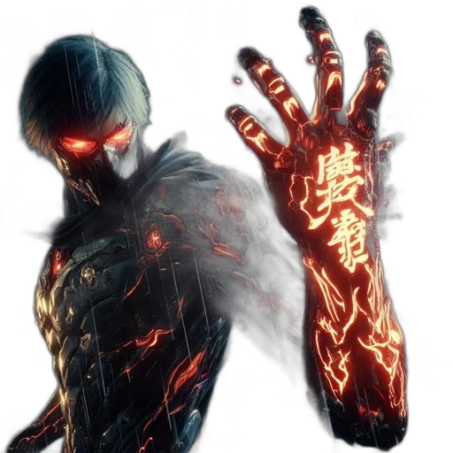 mask, concept art, comic book art, cyberpunk transparent PNG cut-out
