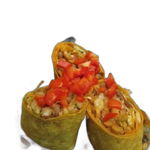 food, shoes, photorealistic, plate, tortilla, wrap, topped, diced transparent PNG cut-out
