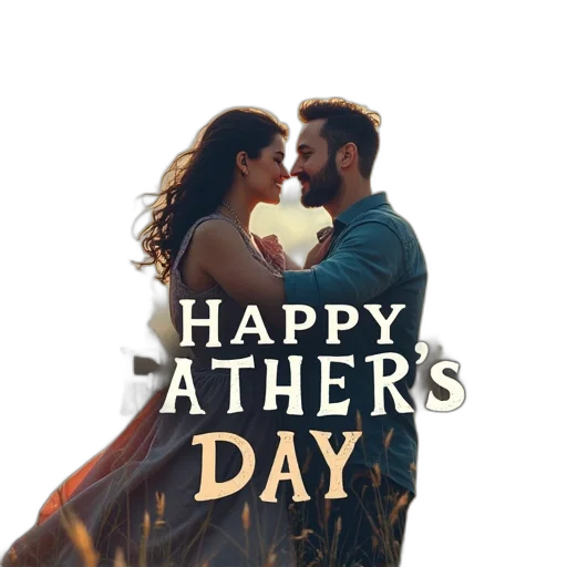 father, day, image, words transparent PNG cut-out