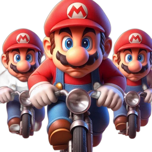 car, concept art, 3d render, photorealistic, three, rendered, images, mario transparent PNG cut-out