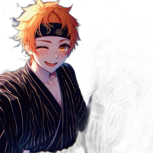 mask, staff, anime, watercolor, pixel art, fantasy art, fire, golden transparent PNG cut-out