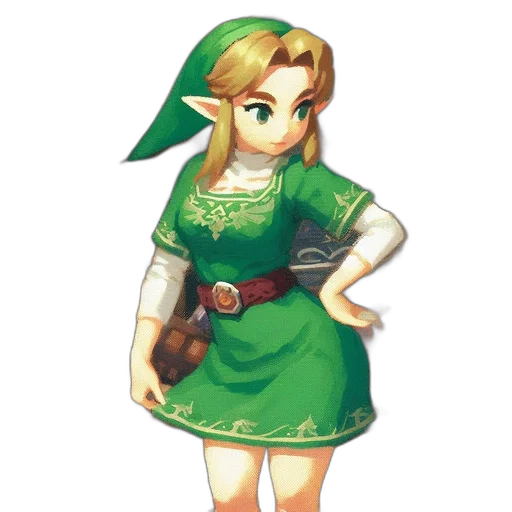 dress, staff, weapon, face, pixel art, concept art, fantasy art, 3d render transparent PNG cut-out