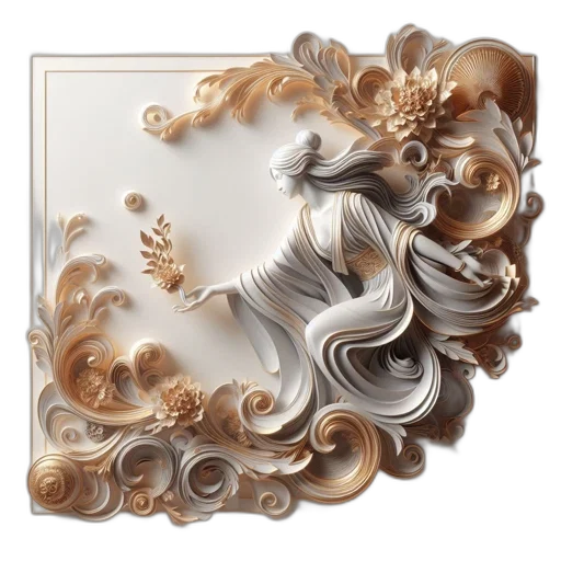 jewelry, crown, furniture, photorealistic, 3d render, earth tones, elaborate, art transparent PNG cut-out