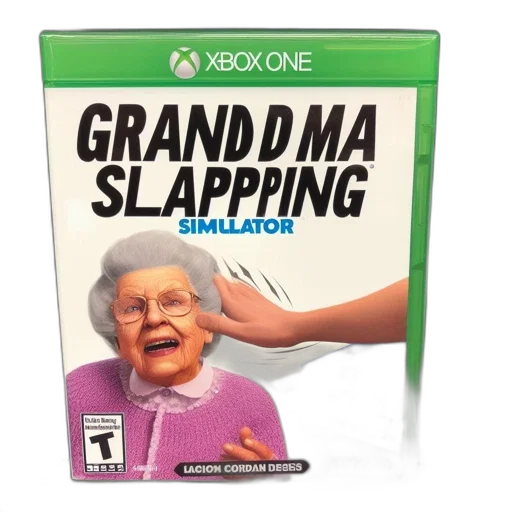 concept art, 3d render, xbox, one, game, box, displays, grandma transparent PNG cut-out