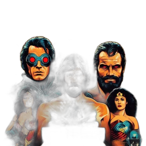 mask, comic book art, concept art, fire, poster, justice, league, dark transparent PNG cut-out