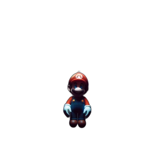 creature, robot, animal, staff, pixel art, 3d render, concept art, vaporwave transparent PNG cut-out