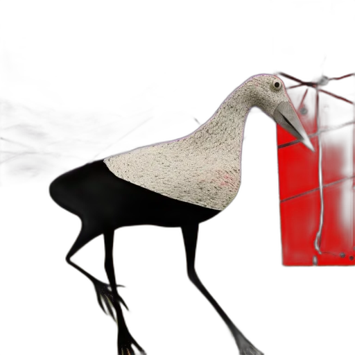 3d render, concept art, photorealistic, image, depicts, heron, undulating, grassy transparent PNG cut-out