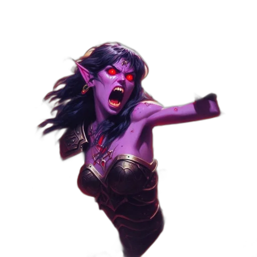 weapon, staff, concept art, fantasy art, comic book art, pixel art, dark, fierce-looking transparent PNG cut-out