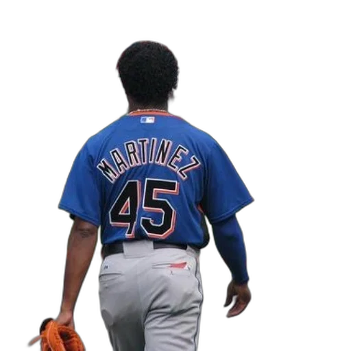 creature, baseball, player, name, martinez, his, back transparent PNG cut-out
