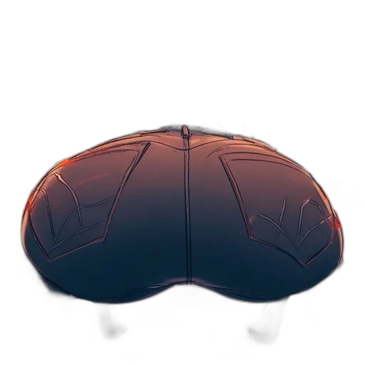 hat, umbrella, crown, jacket, concept art, 3d render, anime, animated transparent PNG cut-out
