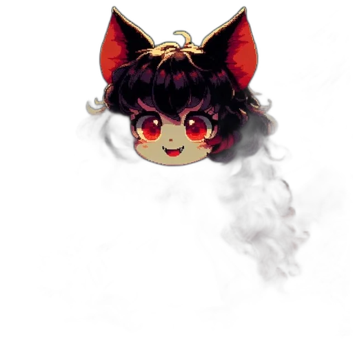 mask, staff, creature, dragon, concept art, fantasy art, pixel art, anime transparent PNG cut-out