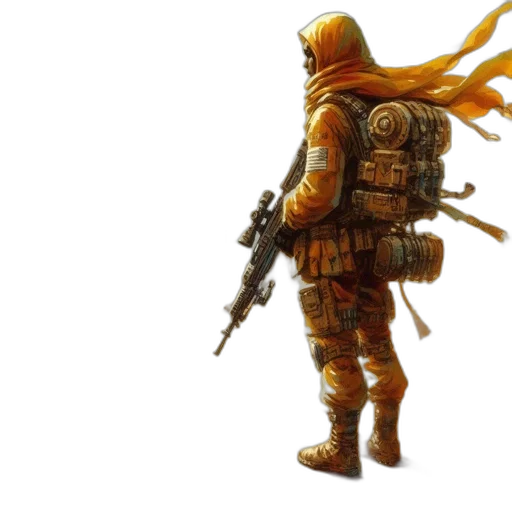 weapon, concept art, 3d render, fantasy art transparent PNG cut-out