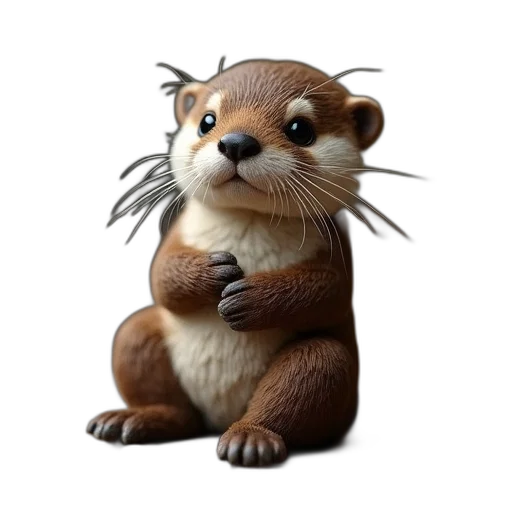 animal, staff, creature, 3d render transparent PNG cut-out