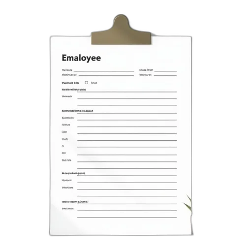staff, employee, evaluation, form, retention transparent PNG cut-out