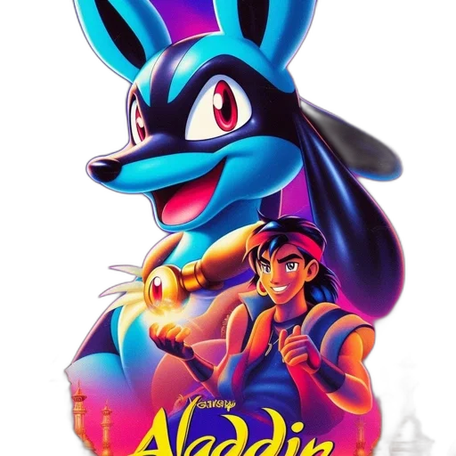 animal, concept art, cartoon, comic book art, pixel art, fire, neon lights, artwork transparent PNG cut-out