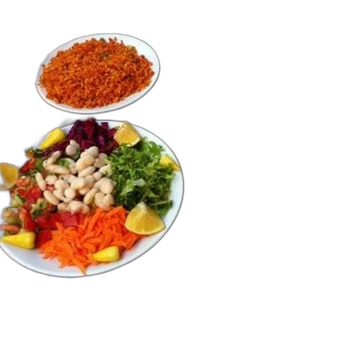 food, colorful, table, setting, plate, rice, salad, bread transparent PNG cut-out