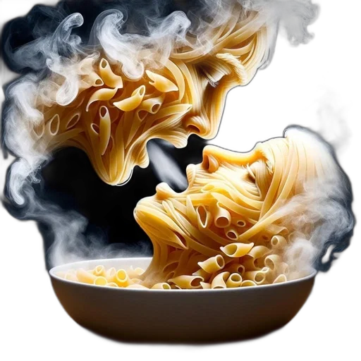 food, mask, dragon, hair, photorealistic, 3d render, fire, two transparent PNG cut-out