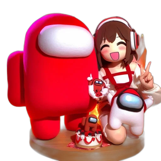robot, concept art, 3d render, pixel art, fantasy art, fire, red, animated transparent PNG cut-out
