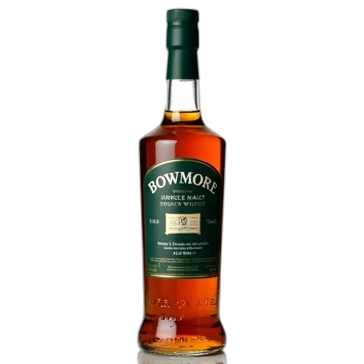 bottle, crown, weapon, bowmore, single, malt, scotch, whisky transparent PNG cut-out
