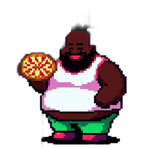 food, weapon, staff, pixel art, concept art, vaporwave, cartoon, jovial transparent PNG cut-out