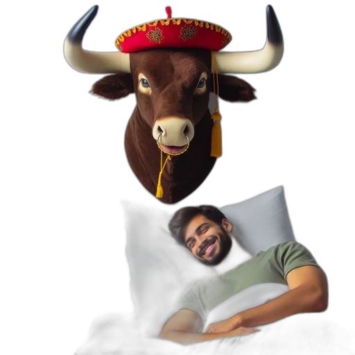 animal, hat, creature, furniture, concept art, photorealistic, man, reclines transparent PNG cut-out