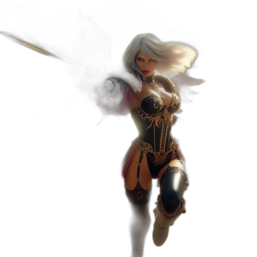 dragon, weapon, sword, concept art, fantasy art, comic book art, 3d render, fire transparent PNG cut-out