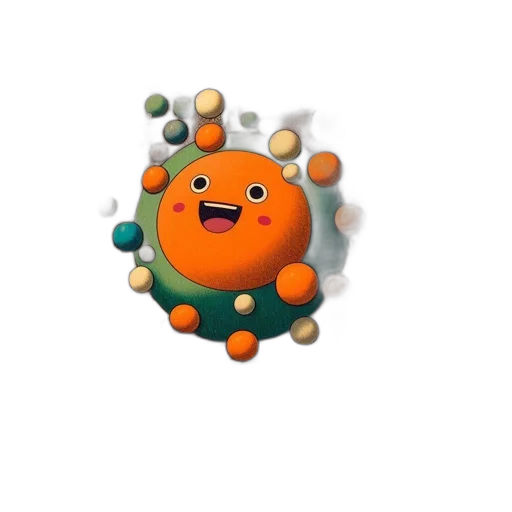 creature, animal, crown, flower, 3d render, concept art, pixel art, fantasy art transparent PNG cut-out