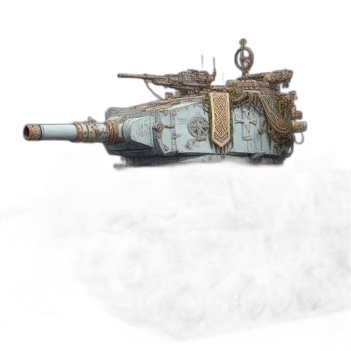 weapon, robot, car, staff, concept art, watercolor, fantasy art, 3d render transparent PNG cut-out
