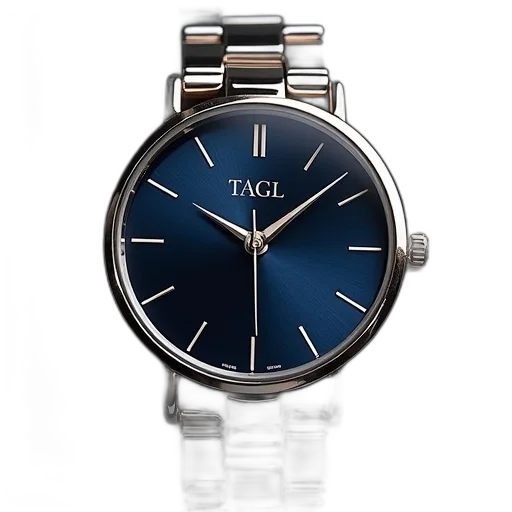 navy, dial, tagl, ladies, steel, bracelet, watch transparent PNG cut-out