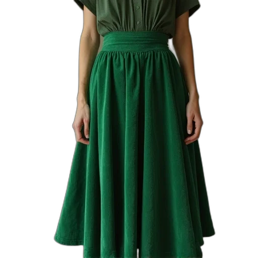 dress, green, earth tones, dark transparent PNG cut-out