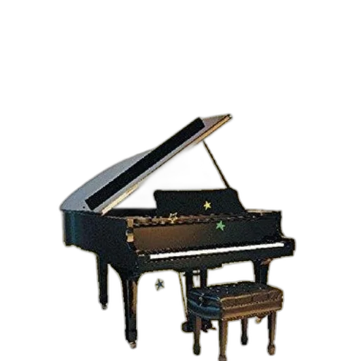 furniture, 3d render, photorealistic, concept art, piano, book, cover, grand transparent PNG cut-out