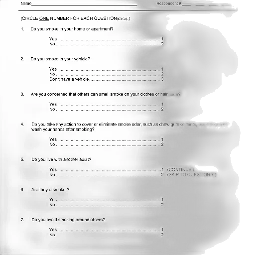 mask, survey, form, questions, about, smoking, habits, including transparent PNG cut-out