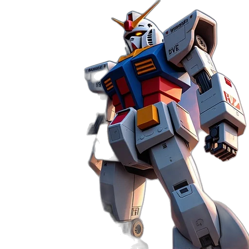 robot, weapon, concept art, 3d render transparent PNG cut-out
