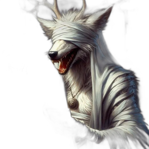 dragon, creature, mask, staff, fantasy art, concept art, photorealistic, 3d render transparent PNG cut-out