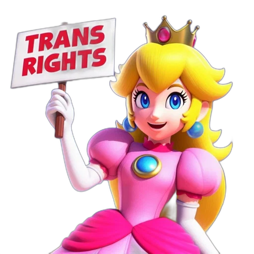 dress, crown, weapon, robot, concept art, 3d render, vaporwave, princess transparent PNG cut-out