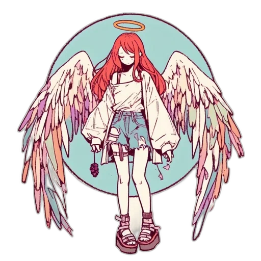 jacket, staff, weapon, pixel art, anime, fantasy art, concept art, red transparent PNG cut-out