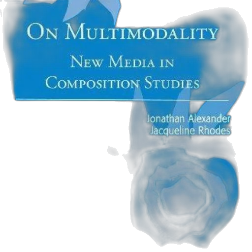 book, cover, blue, background, featuring, title, multimodality, new transparent PNG cut-out