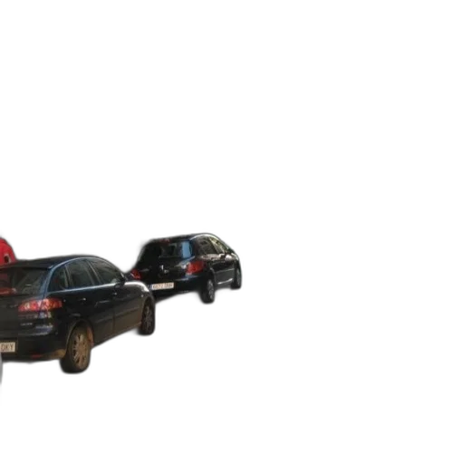 car, weapon, 3d render, concept art, photorealistic, busy, city, street transparent PNG cut-out