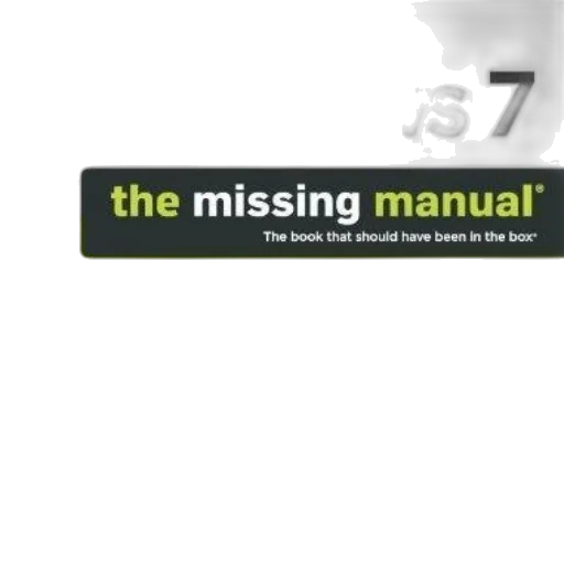 windows, missing, manual, book, cover, green, background, featuring transparent PNG cut-out