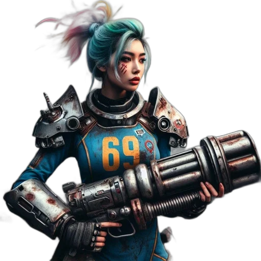 staff, weapon, robot, sword, concept art, cyberpunk, fantasy art, pixel art transparent PNG cut-out