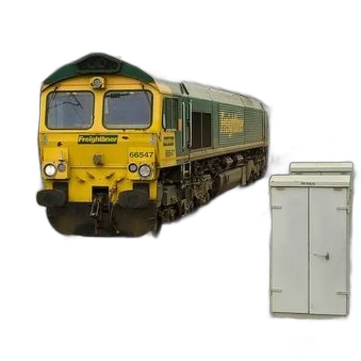 weapon, 3d render, yellow, green, train, number, 66547, traveling transparent PNG cut-out
