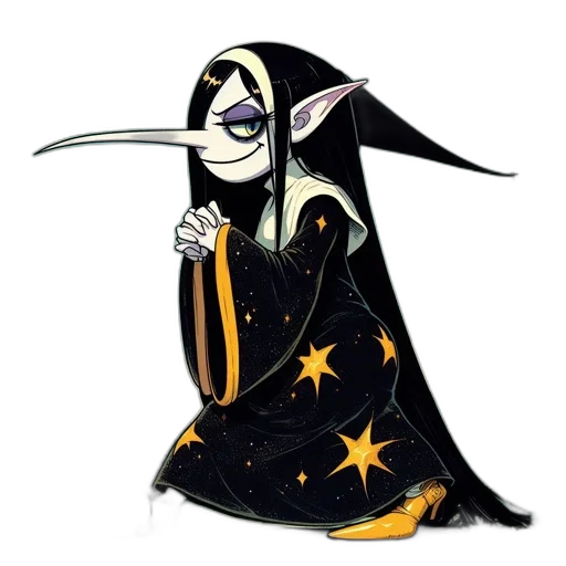 staff, mask, weapon, dress, concept art, fantasy art, cartoon, comic book art transparent PNG cut-out