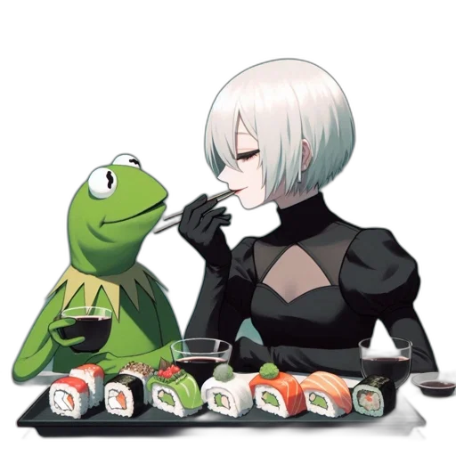 food, animal, robot, creature, concept art, pixel art, anime, cartoon transparent PNG cut-out