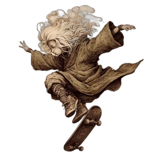staff, dragon, creature, sword, concept art, fantasy art, comic book art, pixel art transparent PNG cut-out