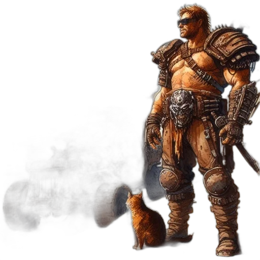 animal, weapon, sword, staff, fantasy art, concept art, comic book art, pixel art transparent PNG cut-out