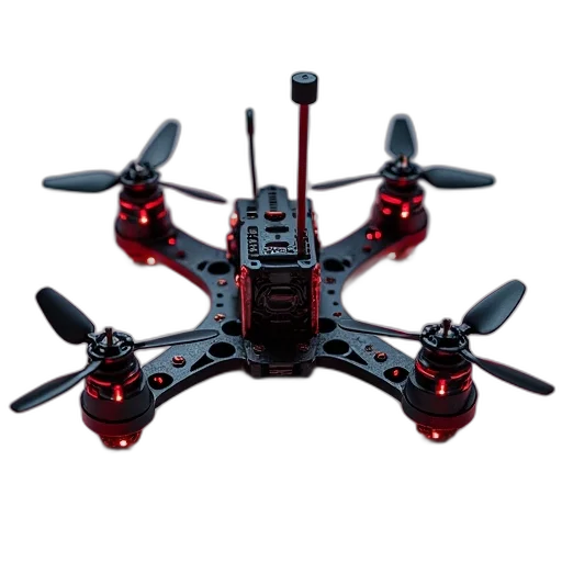 robot, 3d render, eachine, v4r, inch, 160mm, wheelbase, fpv transparent PNG cut-out