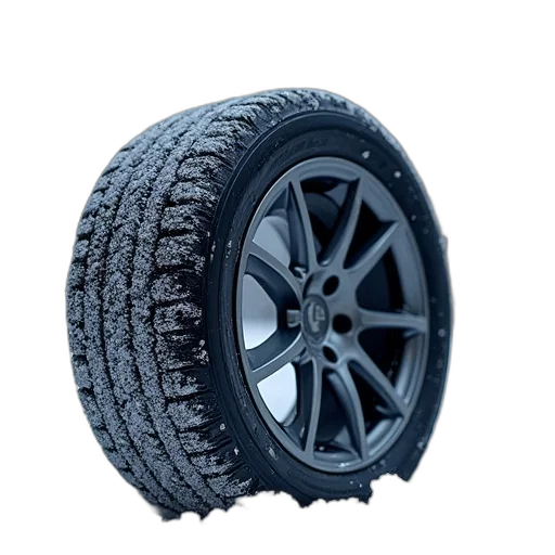car, 3d render, anvelt, winter transparent PNG cut-out