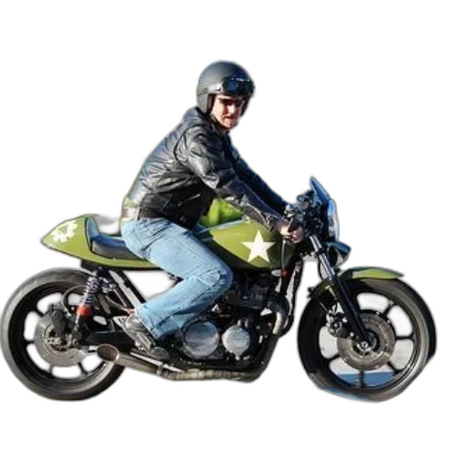 photorealistic, 3d render, person, wearing, black, leather, jacket, jeans transparent PNG cut-out